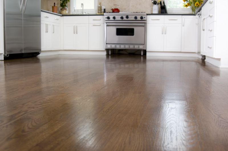 Modern Hardwood Kitchen Flooring